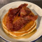 Bacon Maple Syrup Pancakes