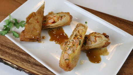 Spicy Shrimp Egg Rolls