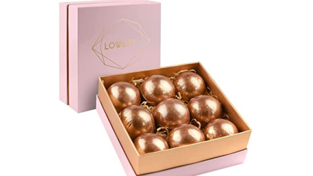 Lovery Rose Gold Bath Bombs (9Ct)