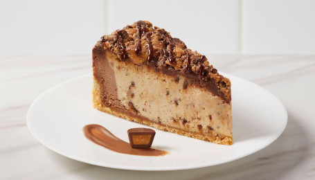 Reese's Peanut Butter Chocolate Cheesecake Slice