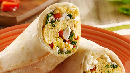 Scrambled Veggie Wrap