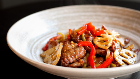 Spicy Dry Stir-Fried Beef (G)