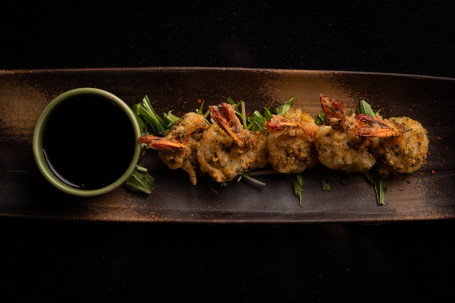 Shrimp Shiso Tempura Zǐ Sū Zhà Xiā