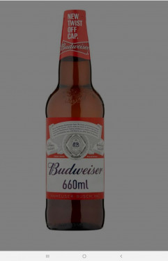 Budweiser Lager Beer Bottle 660Ml