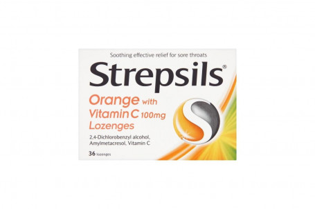 Strepsils Orange Vitamin C 36S