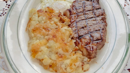 Angus Ny Strip Steak (10 Oz. Eggs