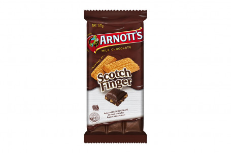 Arnott's Scotch Finger Milk Chocolate Block 170G (3876Kj)