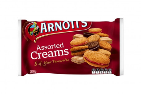 Arnott's Assorted Cream Biscuits 500G (10400Kj)