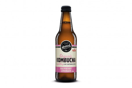 Remedy Kombucha Raspberry Lemon 330Ml (139Kj)