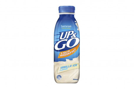 Sanitarium Up Go Vanilla 500Ml (1630Kj)