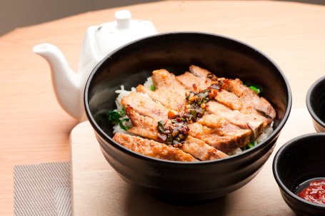 Xiāng Zhà Zhū Bā Fàn Fried Pork Chop Rice