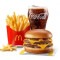 Repas de valeur supplémentaire Double Cheeseburger <intraduisible>[560-990 Cal]</untraduisible>