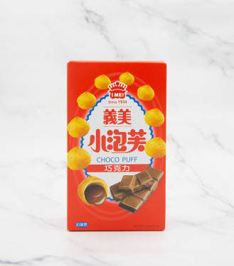 Yì Měi Xiǎo Pào Fú Qiǎo Kè Lì Wèi Imei Chocolate Puff 57G