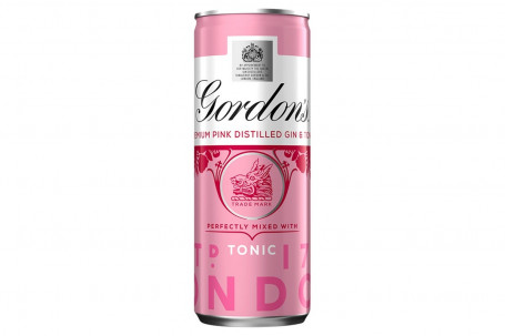 Gordon's Premium Pink Gin Tonic 250 Ml
