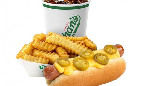 Regular Cheese And Jalapeno Hot Dog Meal