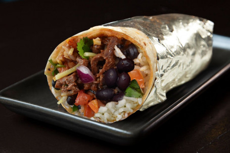 Tender Marinated Steak Burrito (2822Kj)