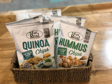 Sour Cream And Chives Flavour Hummus Chips