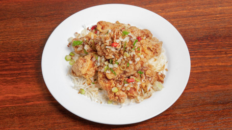 Deep Fried Chicken Ribs With Spices And Salt