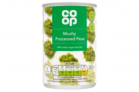 Co Op Mushy Processed Peas 300G