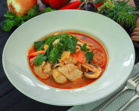 Prawn Noodle In Tom Yum Soup