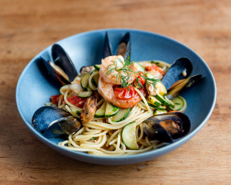 Spaghetti Cozze E Gamberi