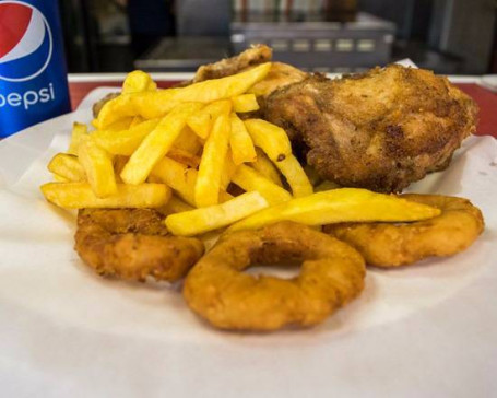 Chicken And Chips (2 Pcs)