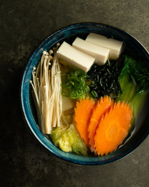 Steamed Vegetables Udon