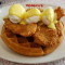 Chicken Waffle Benedict- 1090 Cals