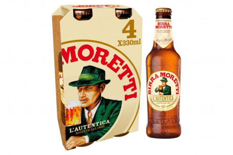 Bière Blonde Birra Moretti 4X330Ml