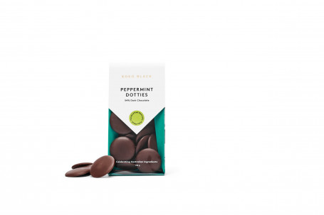 Peppermint Dotties 100G Dark Chocolate