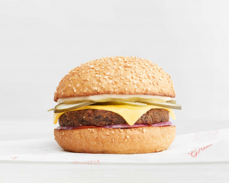 Cheeseburger Végétalien Aux Champignons Fable