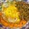 P1:Pork Mince Noodle With Vegetables Fried Egg