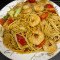 C14:Stir Fried Rice Noodle With Vegetables Prawns