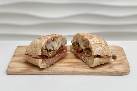 Artichoke Salame Sandwich