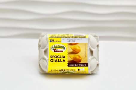 Fresh Italian Sfoglia Gialla' Eggs (Box Of 6)