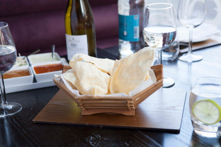 Papadum Bag With Dips (2 Person)