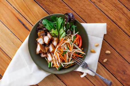 Crispy Pork With Papaya Salad