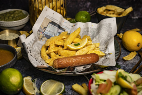 Sausage And Chips (Kids)
