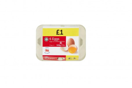 Euro Shopper 6 Medium Eggs