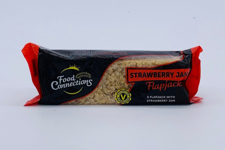 Strawberry Jam Flapjack (Vegan)
