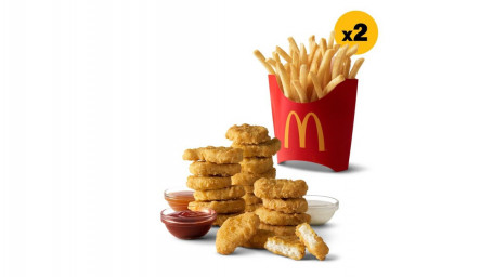 20 Mcnuggets 2 Moyennes Frites
