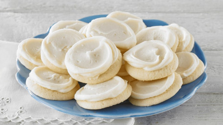 Mini Biscuits Ronds Glacés À La Crème Au Beurre (Douzaine)