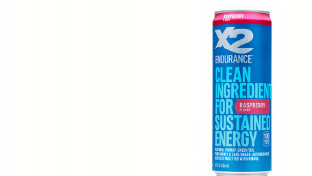 X2 Endurance Clean Energy Drink Framboise (100 Cal)