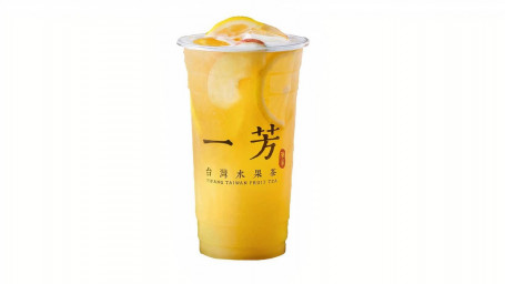 Orange Green Tea Xiān Zhà Liǔ Dīng Lǜ Chá (Cold Drink Only)