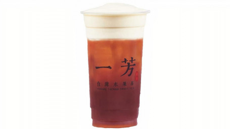 Cheese Creamer Black Tea Zhī Shì Nǎi Gài Hóng Chá