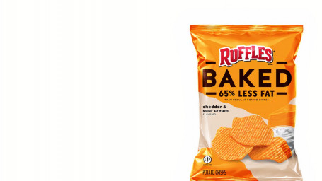 Ruffles Au Four Cheddar Et Crème Sure (0 Calories)