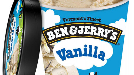 Ben Jerry's Vanilla Ice Cream Pint