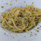 Spaghettoni Con Gamberi E Pesto Di Pistacchi