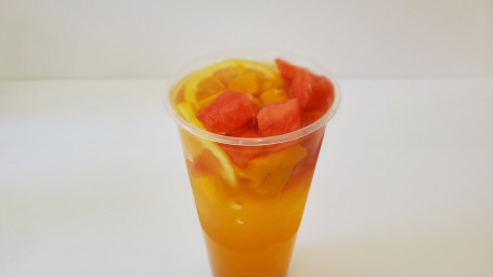 Mango Melon Fresh Fruit Tea