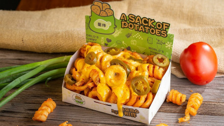 P3. Jalapenos Cheese Curly Fries